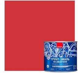Быстросохнущая грунт-эмаль 3в1 Neomid красный RAL 3020 2.7 кг Н-FdCoat-2,7/крас 