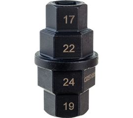 Шестигранная головка 3/8"", 17, 19, 22, 24мм Сорокин 40.56 