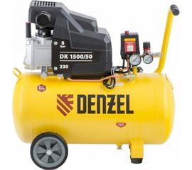 Воздушный компрессор DENZEL DK1500/50,Х-PRO 1,5 кВт, 230 л/мин, 50 л 58064 