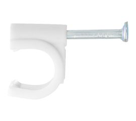 Электроустановочные скобы СИБРТЕХ 8 мм, круглый профиль, 50 шт 47518 