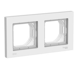 2-местная рамка Schneider Electric AtlasDesign Aqua IP44 белый SchE ATN440102 