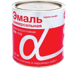 Универсальная эмаль Krafor Альфа ПФ-115 салатная 2.7 кг 30798 