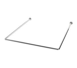 Универсальный карниз Vanstore, диаметр 25 мм, 90х170, 90x90x90, 90x90 хром аналог 59420 673-90 