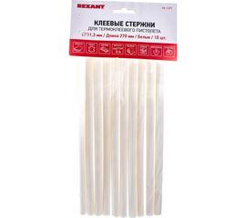 Клеевые стержни Rexant 11х270 мм белые 10 шт. 09-1277 