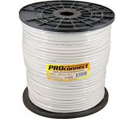 Кабель для видеонаблюдения КВК-В-2 + 2х0.75кв.мм CCA, 96%, 200м, серый PROCONNECT 01-4108 