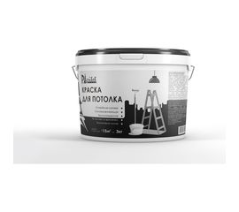 Краска для потолка Paritet супер белая глубокоматовая, 3 кг PD-007 