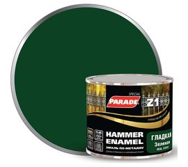 Эмаль PARADE по металлу Z1 гладкая RAL 6005 зеленый 0,45 л Лк-00006329 