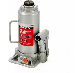 Гидравлический бутылочный домкрат MATRIX 10 т, h подъема 230–460 мм 50767 