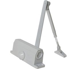 Дверной доводчик Trodos TD-60 с фиксацией 90 серебро 272030 