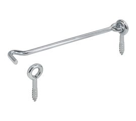 Накидной крючок с осью VORMANN 200 мм, d 6,0 мм, оцинкованный 00082 200 Z 