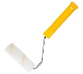 Малярный мини-валик РемоКолор с рукояткой Гирпан, ось 6мм, D15мм, 100мм, 06-4-521 