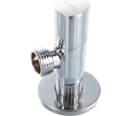 Угловой кран Terma 1/2 н/н, хромированный, керамический затвор, ручка треугольная, Chrome 33638 26221 