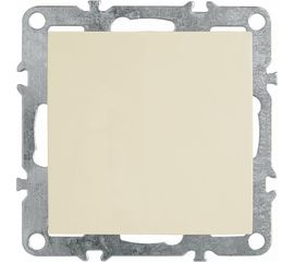 1-клавишный выключатель STEKKER механизм, 250В, 10А, серия Эрна, слоновая кость 39322 