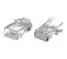 Коннекторы VCOM RJ-45 /8P8C/ для UTP кабеля, 5 категории / упаковка 100 шт./ VNA2200-1/100 