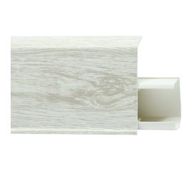 Плинтус ПВХ с съемной панелью TERA дуб Атлантик 72мм 2,2м Winart 06.30.705.002 