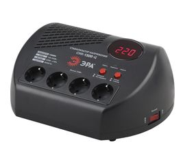 Компактный стабилизатор напряжения ЭРА СНК-1500-Ц ц.д., 160-260В/220В, 1500ВА Б0031073 