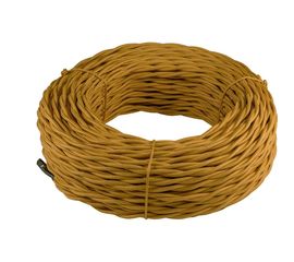 Витой провод Retrika, ретро 2х2.5 золото, 50м RP-22503 