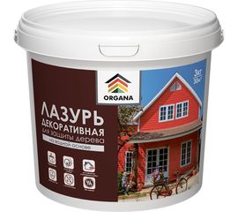 Декоративная лазурь Organa Coloured Varnish 3 кг, бесцветная 106832 