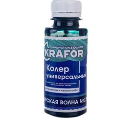 Универсальный колер Krafor №15 морская волна 0.1 л 32165 