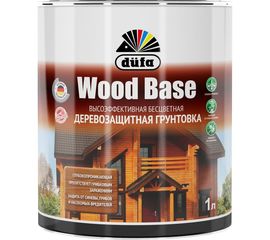 Грунтовка с биоцидом Dufa Wood Base бесцветная 1 л Н0000005997 