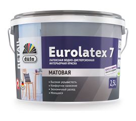 Краска Dufa Retail ВД EUROLATEX 7 2,5 л Н0000003407 