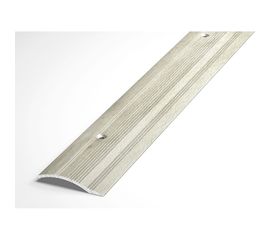Порог разноуровневый алюминиевый декоративный (39,4 мм, 1,35 м, Дуб беленый) ЛУКА УТ000025819 