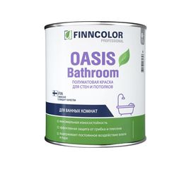 Краска для влажных помещений FINNCOLOR OASIS BATHROOM 0,9 Л 51174 