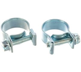 Металлические хомуты СИБРТЕХ, MINI 14-16мм, ширина 9мм, винтовой, W1, 2шт 47505 