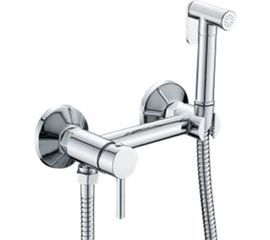 Смеситель для биде с гигиеническим душем OUTE латунь, хром TH505 