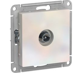 Механизм оконечной TV розетки Schneider Electric AtlasDesign 1DB жемчужный ATN000491 