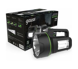Прожекторный фонарь Gauss модель GFL602 11W 400lm Li-ion 4800mAh LED 1/10/30 GF602 