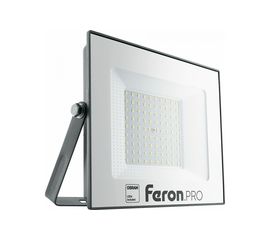 Светодиодный многоматричный прожектор FERON LL-1000, 100W 6400К 10000Lm, IP65, 90хOSRAM чёрный 41541 