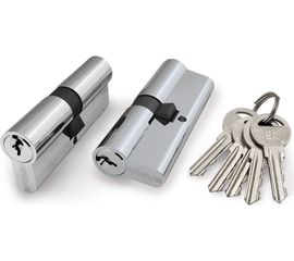 Цилиндровый механизм Fuaro 100 ZA 70 mm /30+10+30/ CP хром 5 кл. 19773 