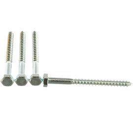 Шурупы с шестигранной головкой Профикреп пакет, 6,0х70 4 шт 114057 