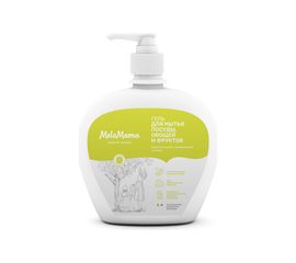 Биоразлагаемый гель для мытья посуды, овощей и фруктов MeloMama Луговой романс, 0,5 л 77029 