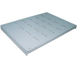 Полка для двухрамных стоек TWT глубиной 600 мм, 4 точки, 80кг, серая TWT-RACK2-S4-6/80 