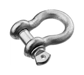 Такелажная скоба ЗУБР омегообразная, 1/2"" 12.7 мм, 6 шт, оцинкованная 304525-13 