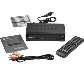 Цифровой телевизионный приемник HARPER DVB-T2 HDT2-5050 с функцией FULL HD медиаплеера H00001479 
