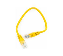 Литой патч-корд Cablexpert UTP PP12-0.25M/Y категории 5e, 0.25м, многожильный жёлтый PP12-0.25M/Y 