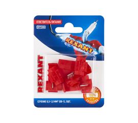 Прокалывающий ответвитель REXANT 0.5-1.0 мм2, ОВ-1/3MY красный 5 шт 06-0426-A 
