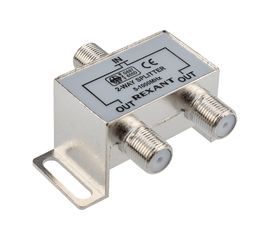 Делитель ТВ REXANT на 2 выхода F разъём 5-1000 МГц 05-6001 