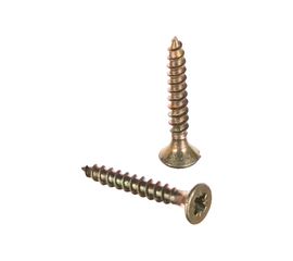 Универсальные шурупы Профикреп жёлтый цинк 3,0х20 200 шт 111206 