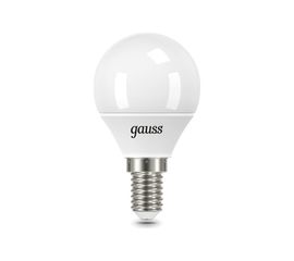 Лампа Gauss Шар 6.5W 550lm 6500K E14 LED 1/10/100 105101307 