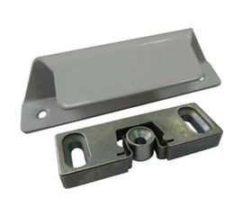 Комплект балконной ручки с защелкой Левша белый, под профиль 9 мм У1-0419.Б 