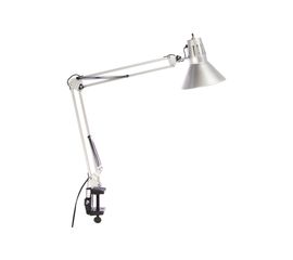 Настольный светильник под лампу IN HOME СНС-13С на струбцине 60Вт E27 СЕРЕБРО 4690612012889 