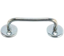 Ручка-скоба Россия РС80-2 покрытие белый цинк 80 мм 37691-080 