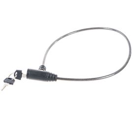 Тросовый замок Зубр Стандарт 2 ключа в комплекте длина троса 650 мм d мм 37269-65 