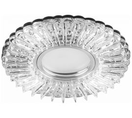 Встраиваемый потолочный светильник FERON со светодиод подсветкой, белый, хром, CD900 28843 