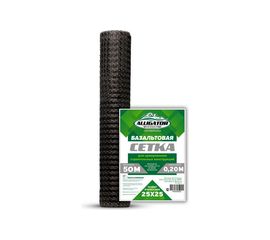 Сетка базальтовая (25х25 мм; рулон 0.2х50 м; 30 кН/м) GAVIAL 00000886 