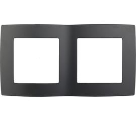 Рамка ЭРА 12-5002-05 на 2 поста, антрацит Б0014755 
